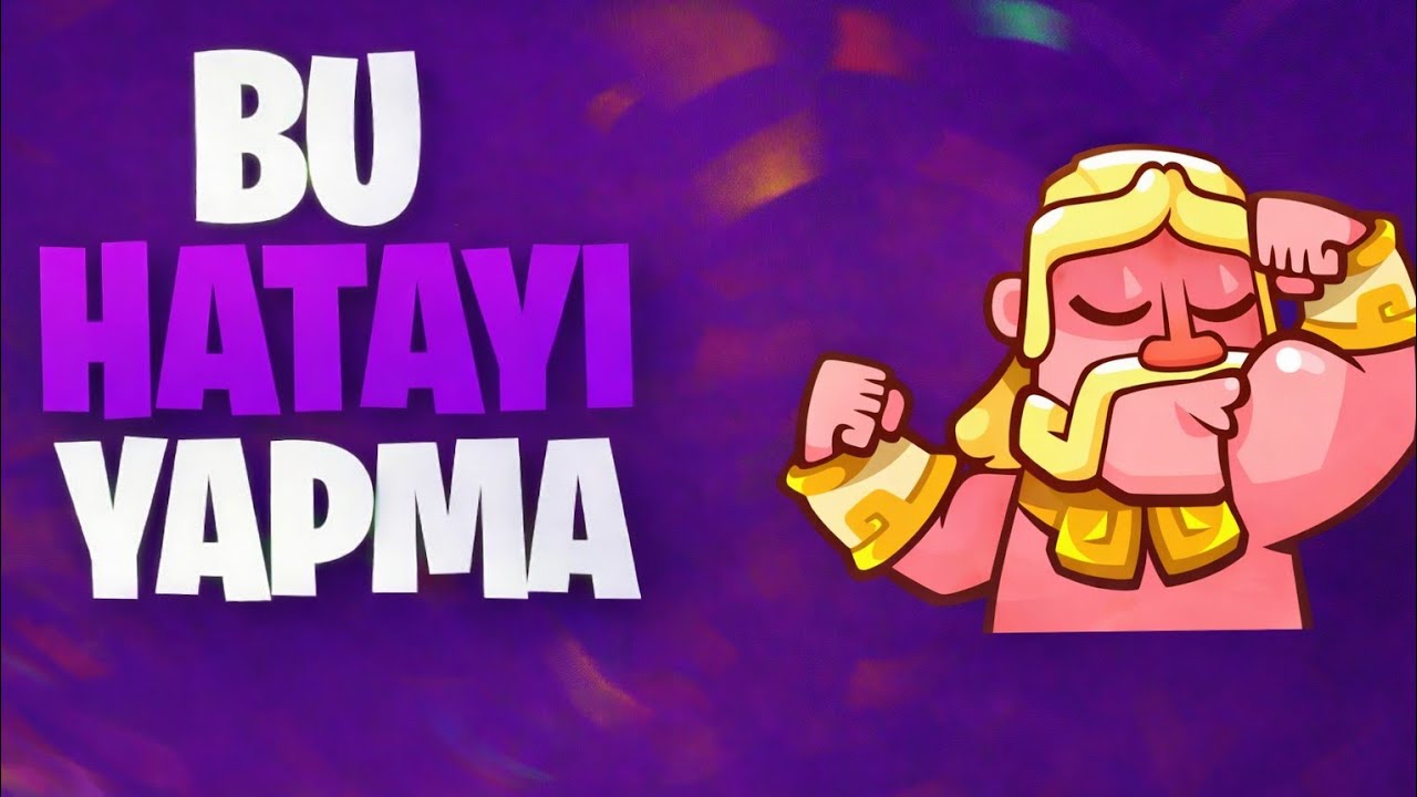 SAKIN BU HATAYI YAPMAYIN... 