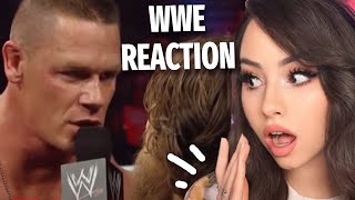 Girl Watches WWE Hilarious Shouts from Fans at Wrestling Shows REACTION !!! #4