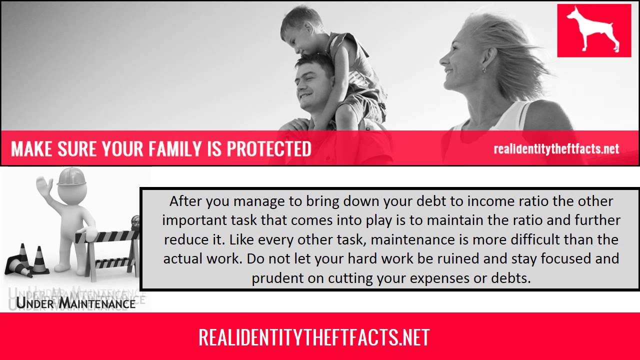 Maintain an ideal debt-to-credit ratio