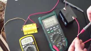 Discharging a 6V lead acid battery