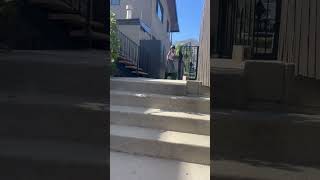 sloppy ollie #tricks #skateboarding #skate #skater #skating #stairs #jump #newmusic #skatevideo #air