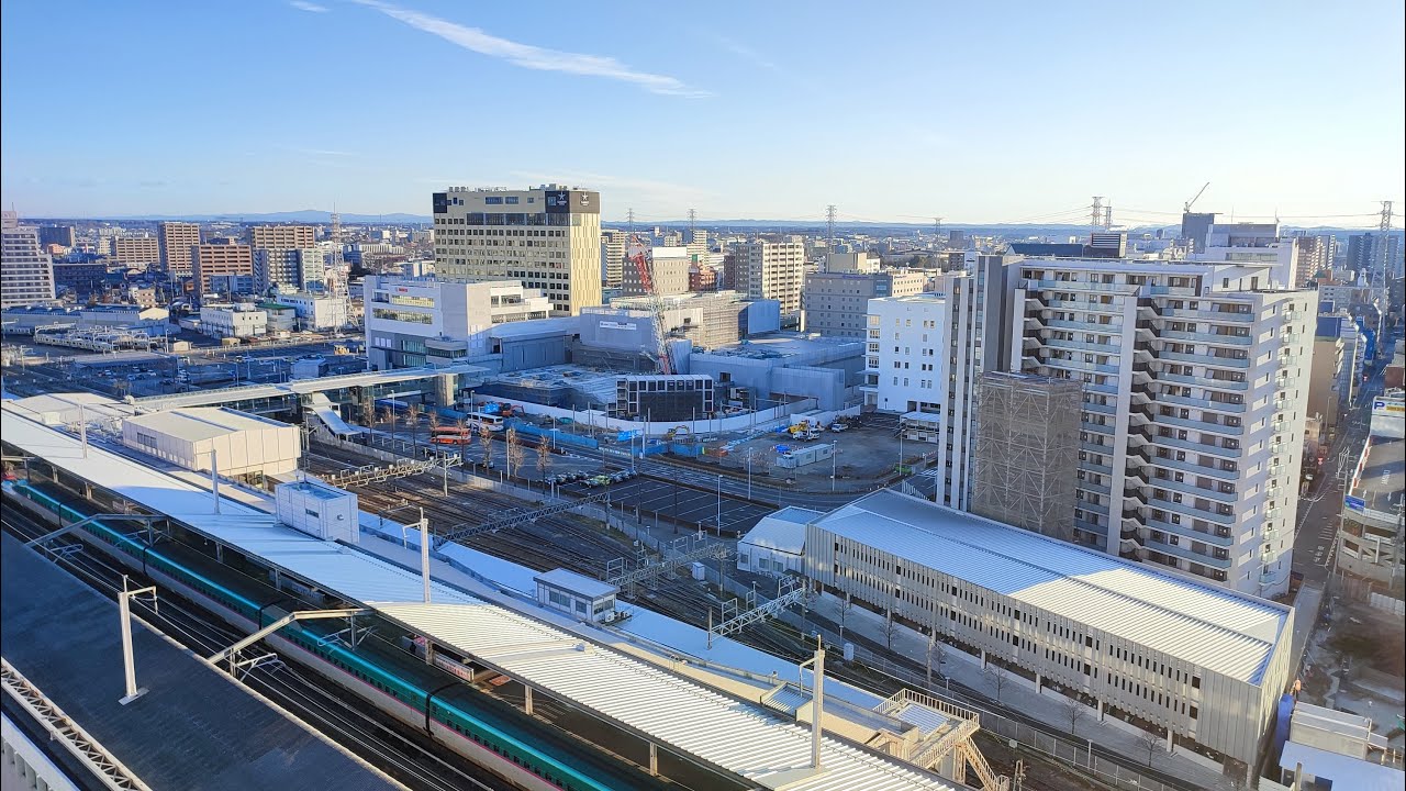 [宇都宮] 東口再開発 | LRT駅建設状況 | UTSUNOMIYA |