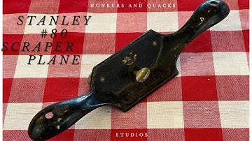 Stanley #80 Scraper Plane Amateur Restoration