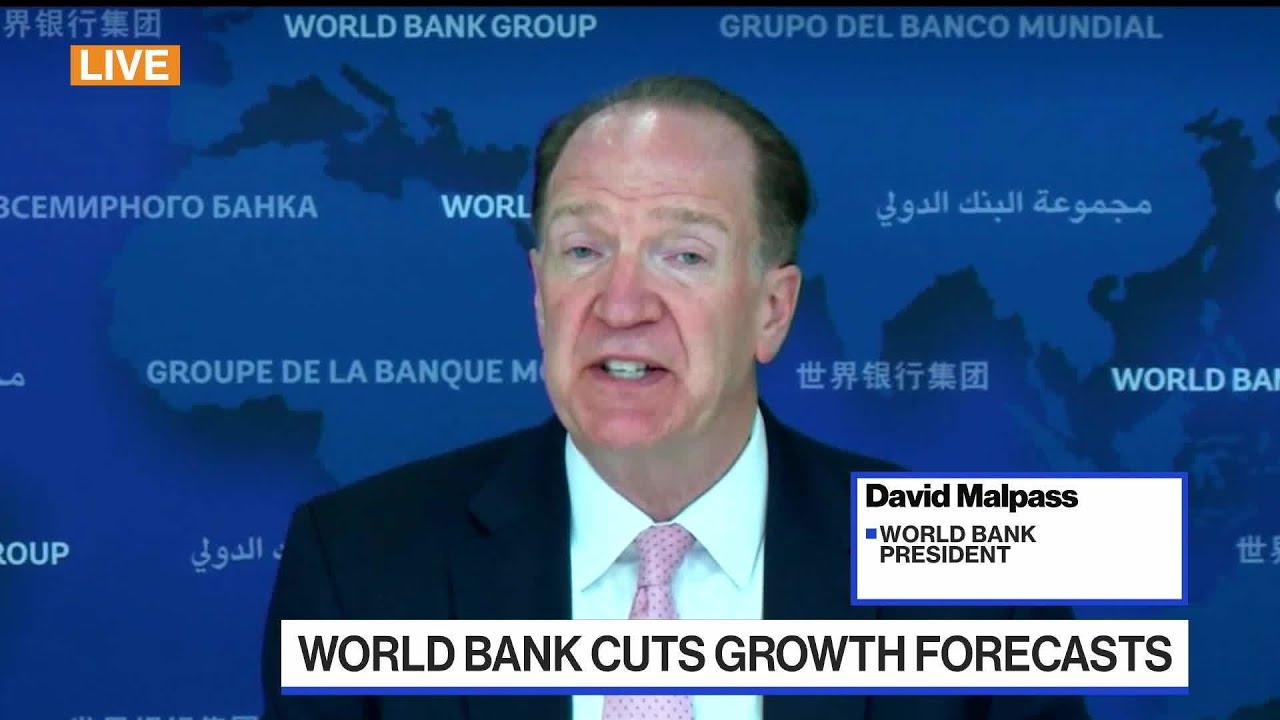 World Bank's Malpass: Many Nations to Have Difficulty Dodging Recession