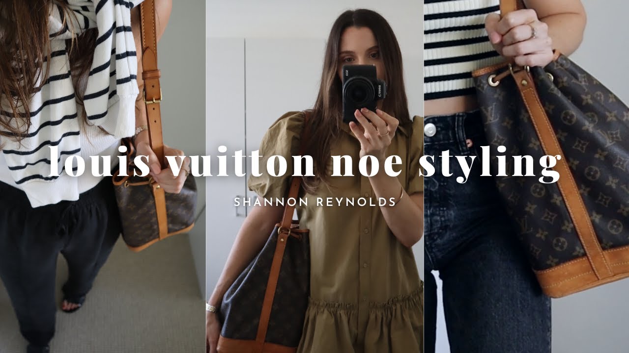 Some ways to style the Louis Vuitton NeoNoe #grwm #louisvuitton