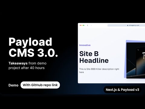 I tried Payload CMS v3.0. for 40 hours - what I learnt in 5 minutes