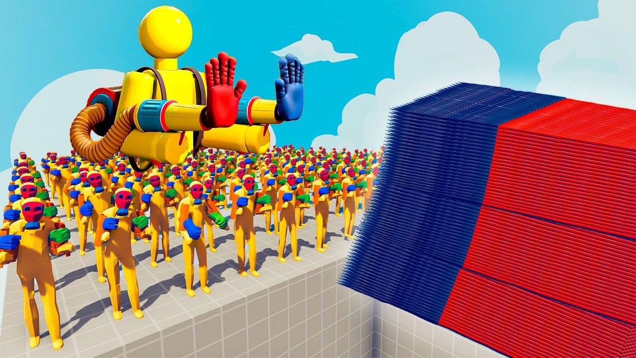 200x PLAYER + 1x GIANT vs EVERY GOD - Totally Accurate Battle Simulator TABS