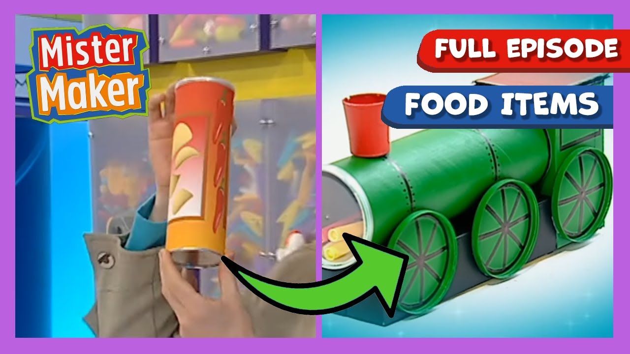 Play: Mister Maker's food container craft hacks: substantial, instructional, trusted
