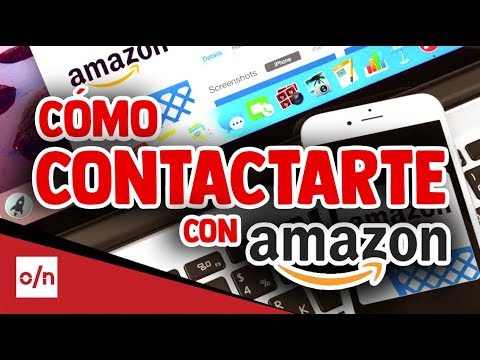 Como contactarte con el servicio al cliente de Amazon.