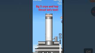 BG 5 cryo and top thrusters test!