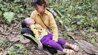 Single mother: finds her daughter lost in the forest.