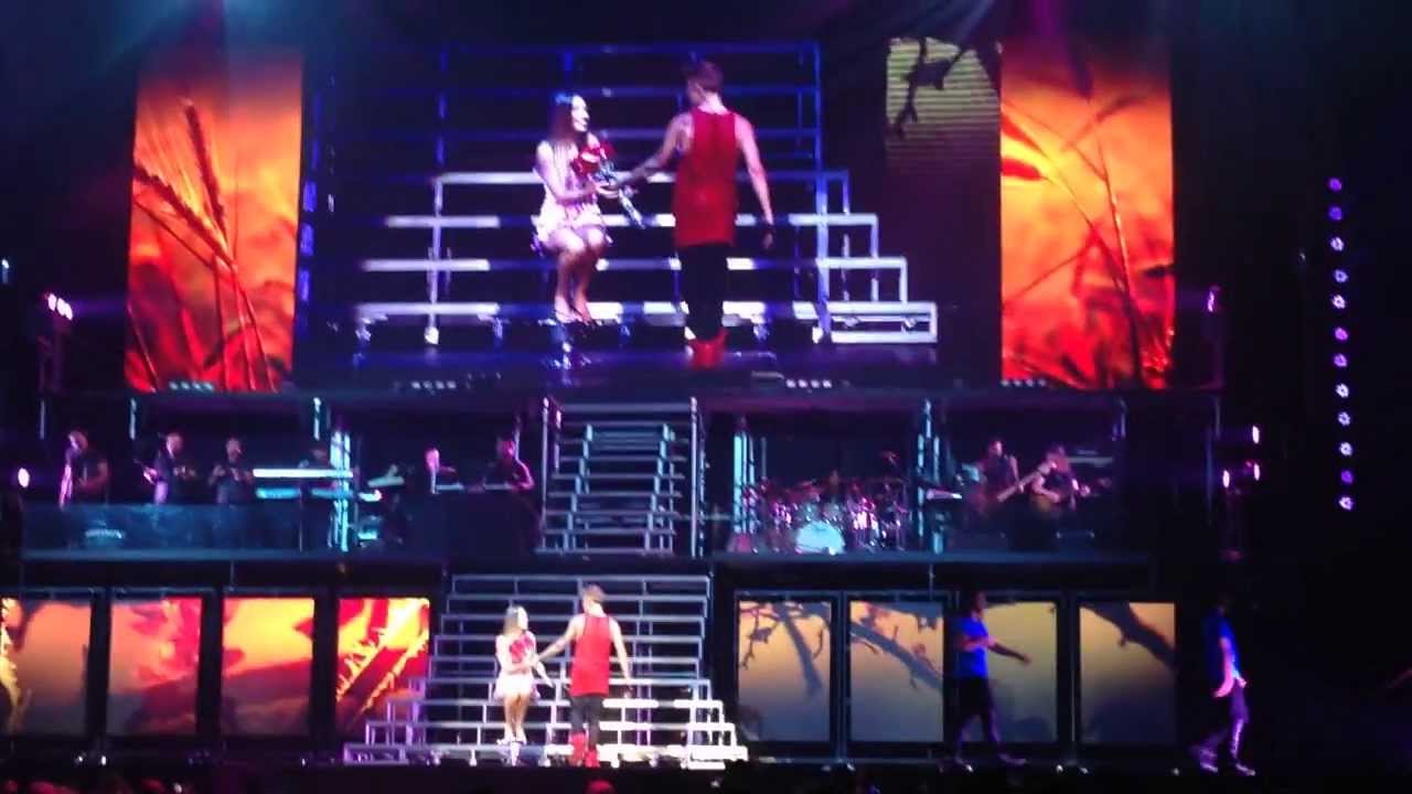 Justin Bieber OLLG One Less Lonely Girl - Believe Tour Brisbane Entertainment Centre Qld. 2013