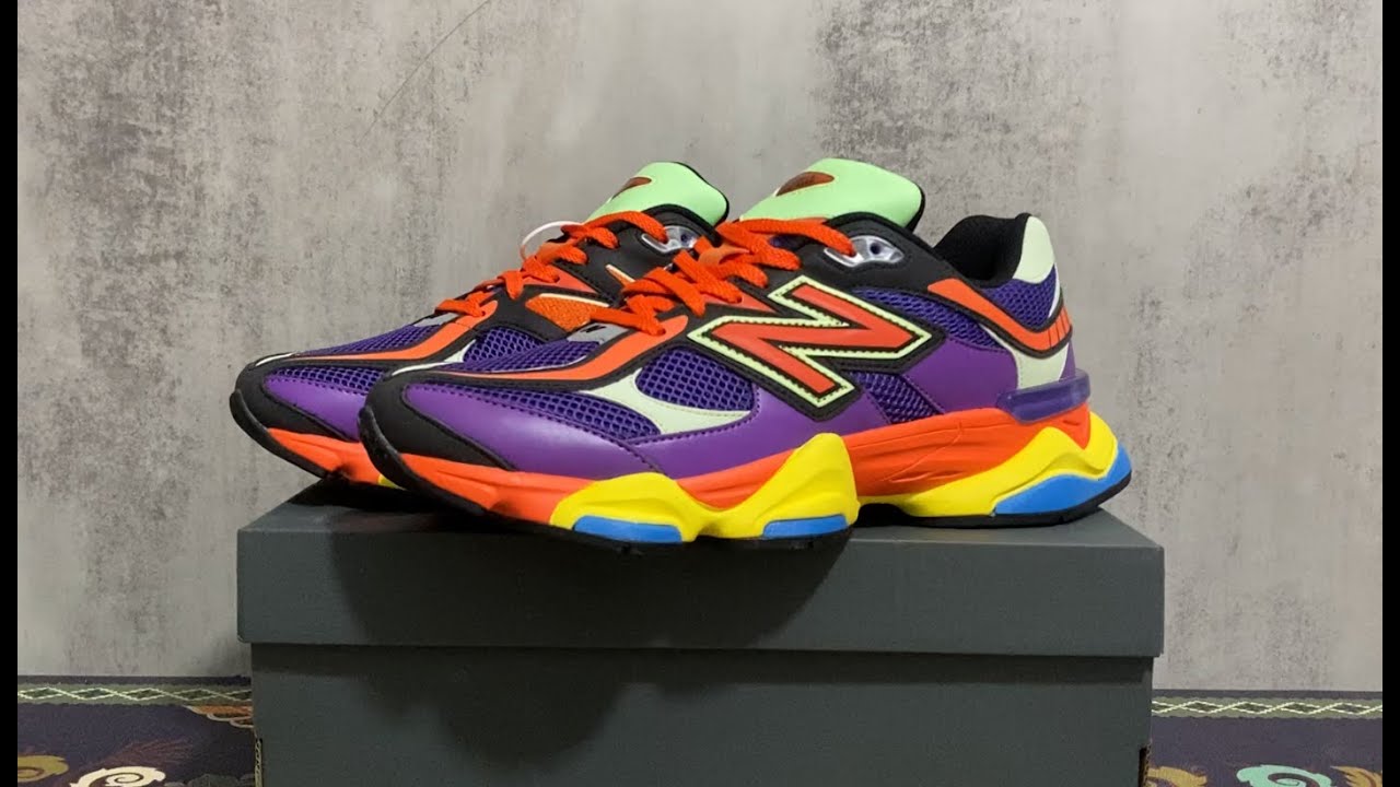 New Balance 9060 Prism Purple a colorful pair 