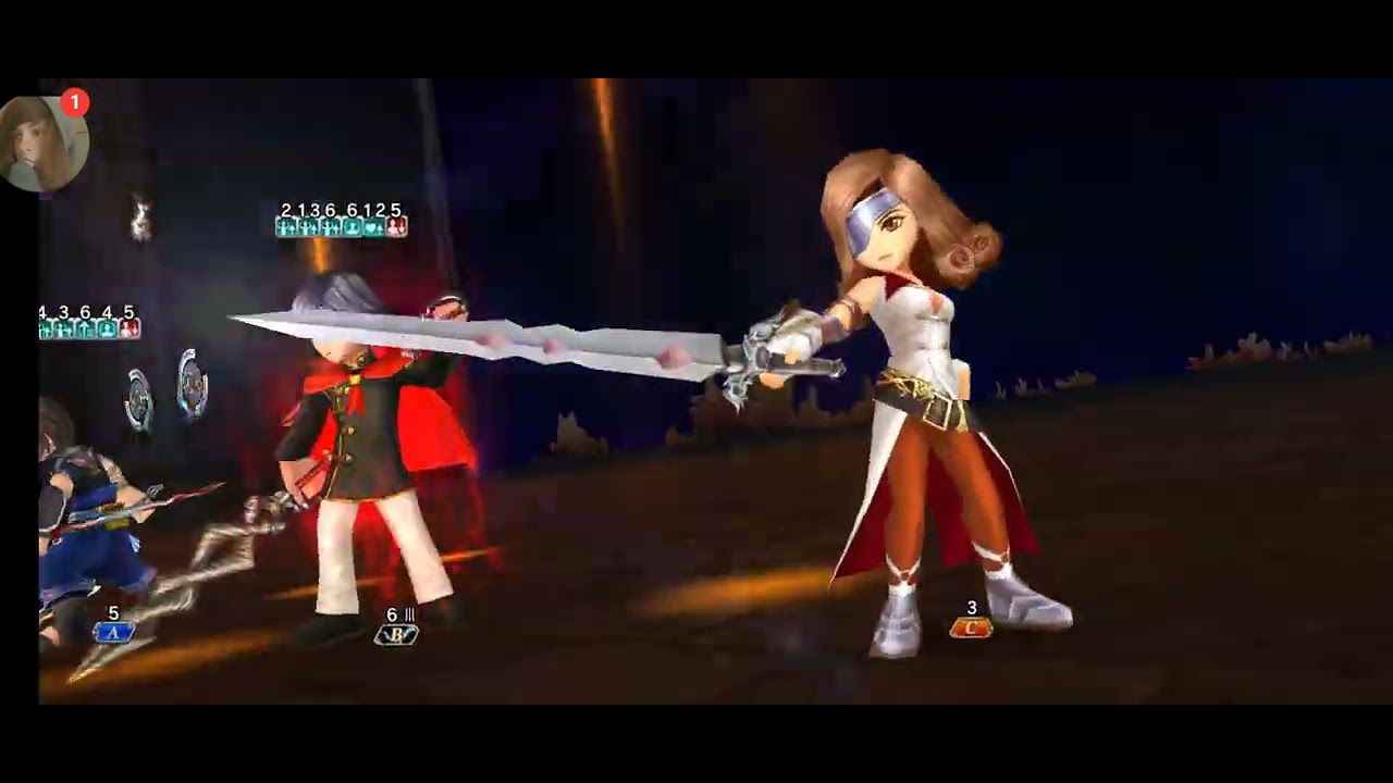 Dffoo Ifrit Lufenia Noel ld + ultima weapon Showcase. Noel, Snow, Beatrix with Machina friend.