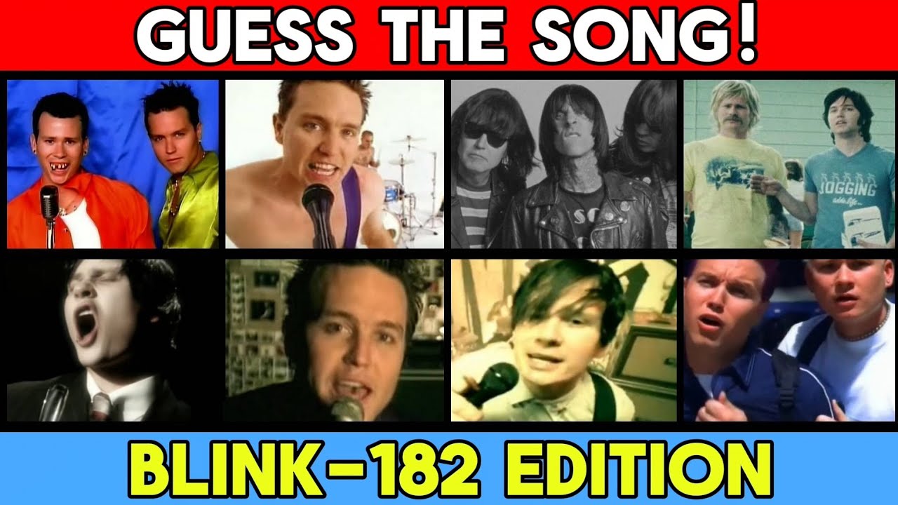 GUESS THE SONG In 3 Seconds | Blink-182 Edition