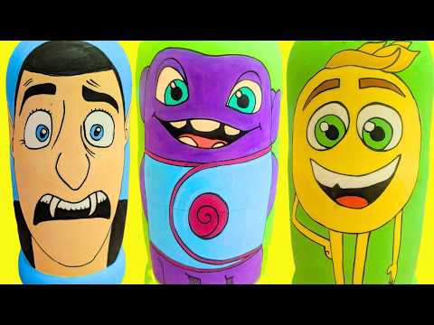 ASMR UNBOXING Home Vs The Emoji Movie Compilation videos! 10 minutes Satisfying Unboxing Review ❤️