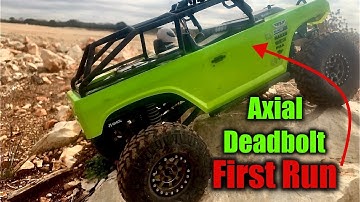 Axial Deadbolt First Run
