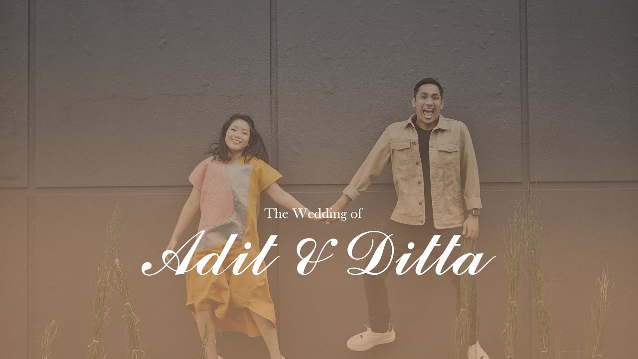 Adit & Ditta Live Wedding 20 Maret 2021 - YouTube