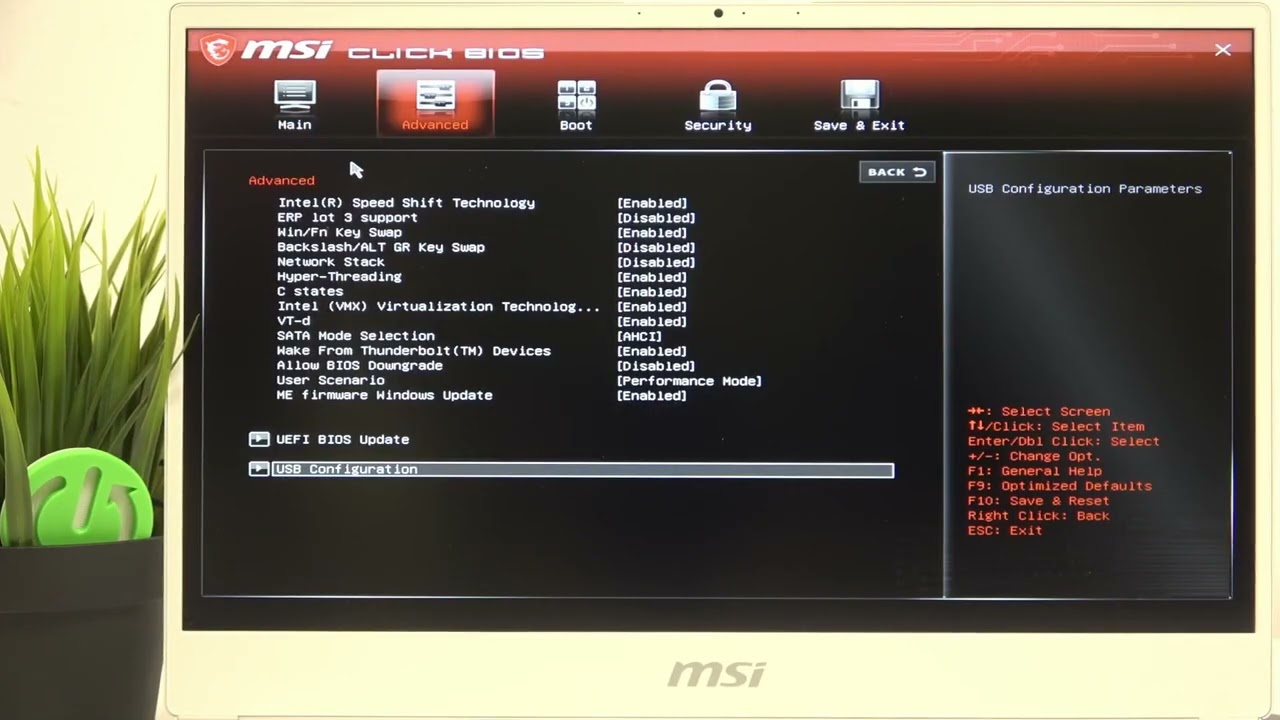 MSI Stealth 15M – Cara Mengubah USB Device Reset Timeout