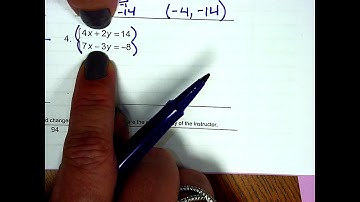 Lesson 11-4: Solving Linear Systems by Multiplying First