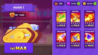 Tank Stars v1.3.1 | All 15 Tanks Upgraded to MAX level screenshot 1