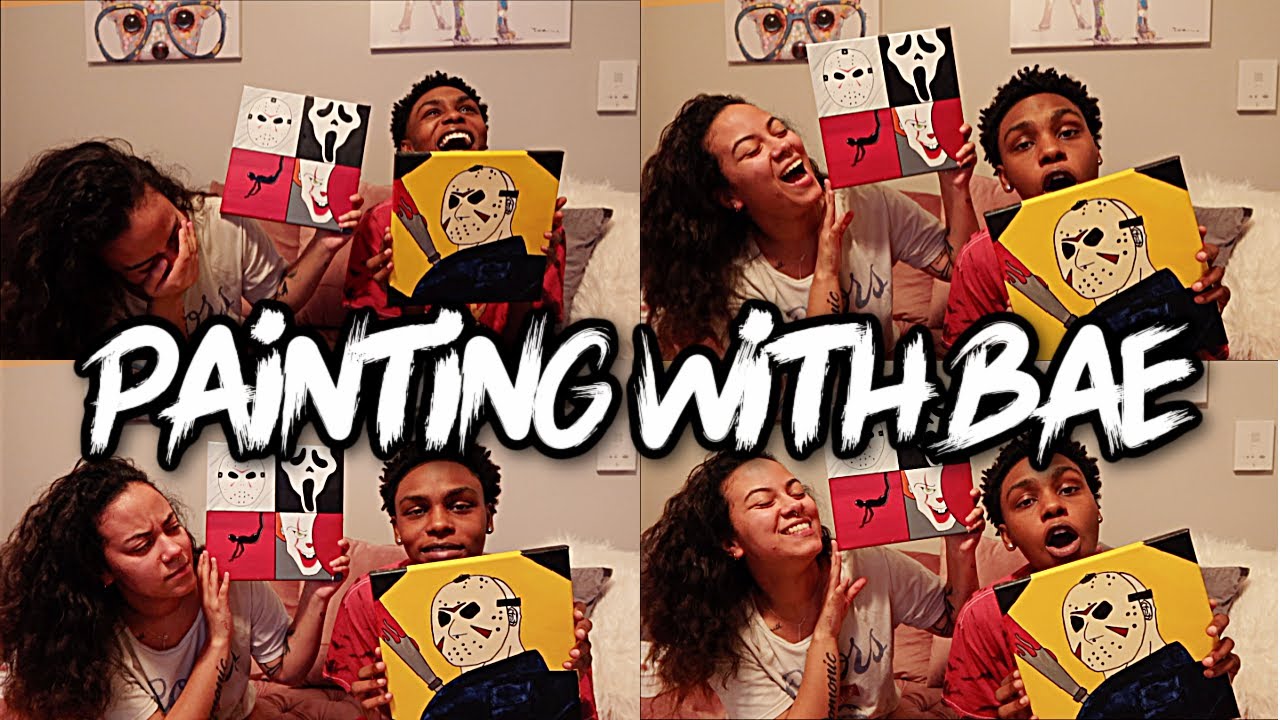 PAINTING W/ BAE!*I ASKED FOR AN OPEN RELATIONSHIP*