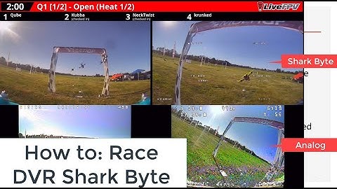 Shark Byte | Options for DVR Monitoring/Recording of Digital FPV feeds