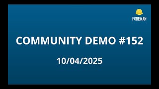 Foreman Community Demo #152