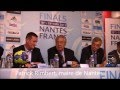 Presse Océan Coupe d'Europe de handball EHF à Nantes - discours lors du tirage au sort des demi-fin