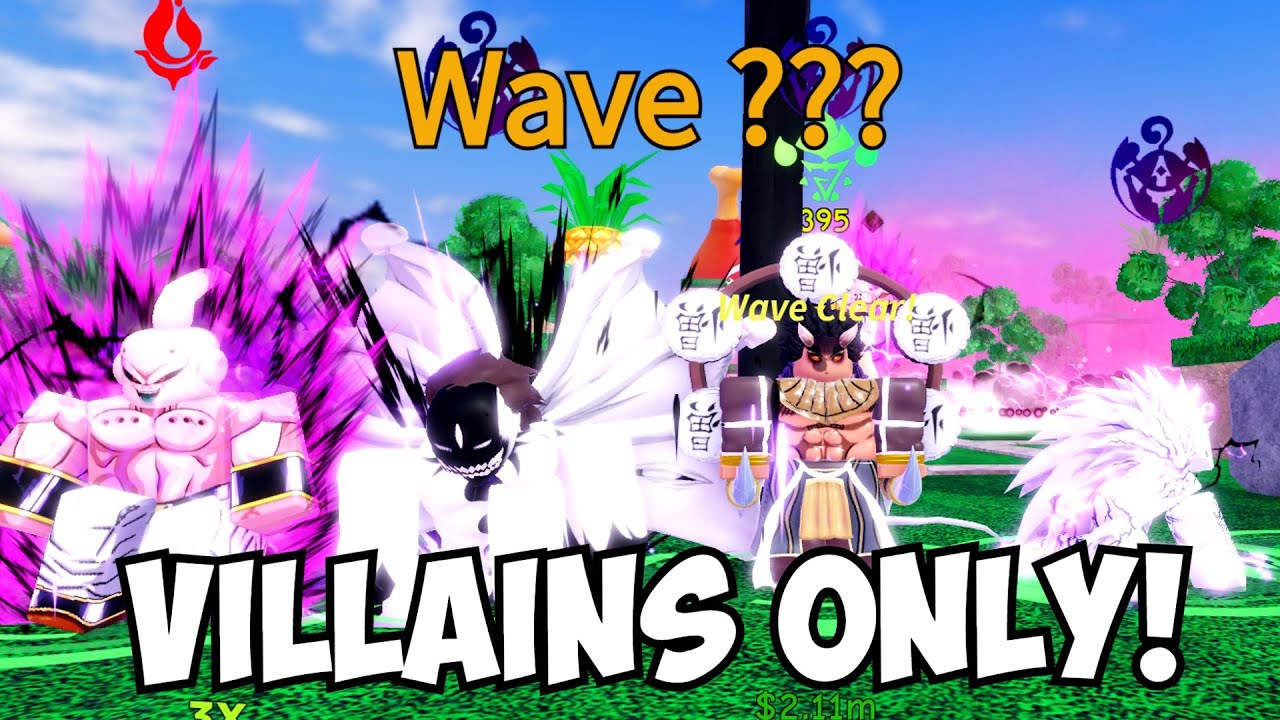 Anime VILLAINS ONLY Vs Infinite Mode (INSANELY OP!) | ASTD Challenge