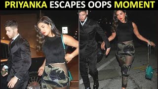 When Priyanka Chopra almost became a victim of an oops moment due to her transparent mini-dress