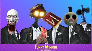 Siren Head and House Head & Megahorn and Cursed Thomas The Train - Coffin Dance Meme (COVER)