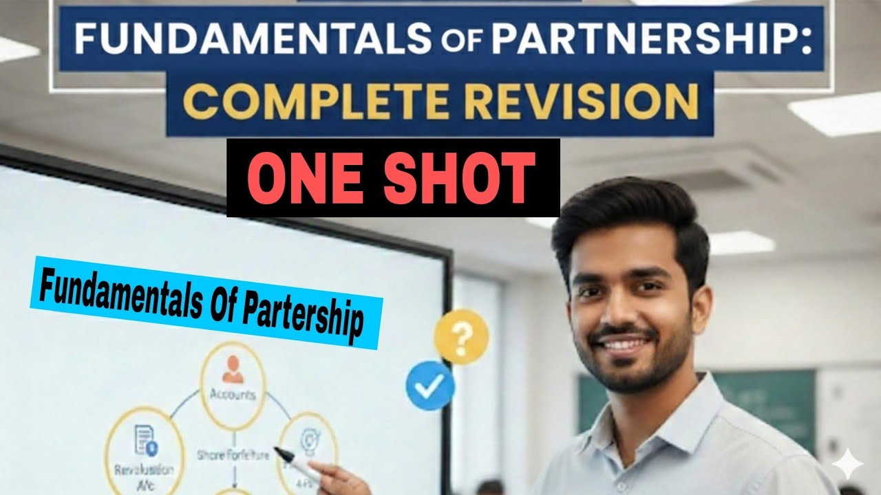 Class XII Fundamental Partnership | Quick Revision All MCQ Questions |One Shot | Only 30 Minutes