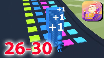 Stack Colors - Level 26-30 - NEW GAME - New Update Gameplay Walkthrough - All Level (iOS, Android)