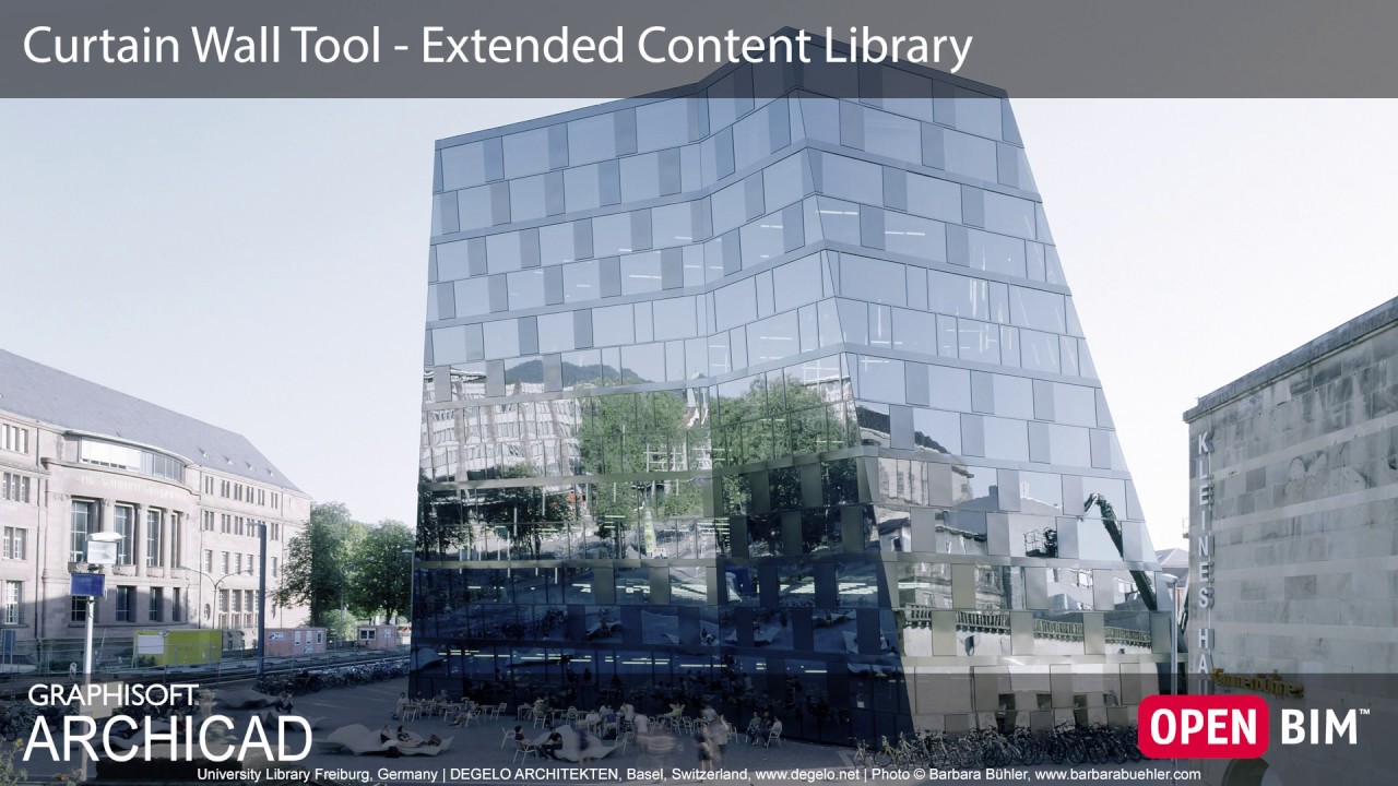 architecture 101 izle ARCHICAD 22 - Curtain Wall - Extended Content Library