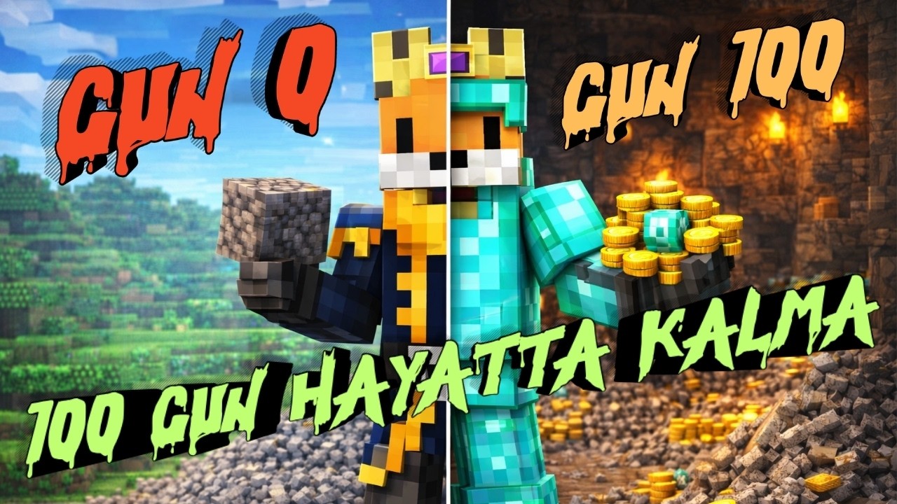 Donut SMP 0'dan 100 Gün Hayatta Kalma ( Bölüm 34 )