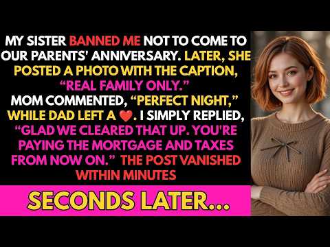 My Sister Posted “Real Family Only” After Excluded Me From Our Parents’ Anniversary.My 1 Comment ...