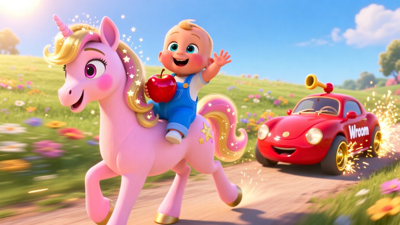 Pony Ride Fun With Baby | Nursery Rhyme Song for Kids