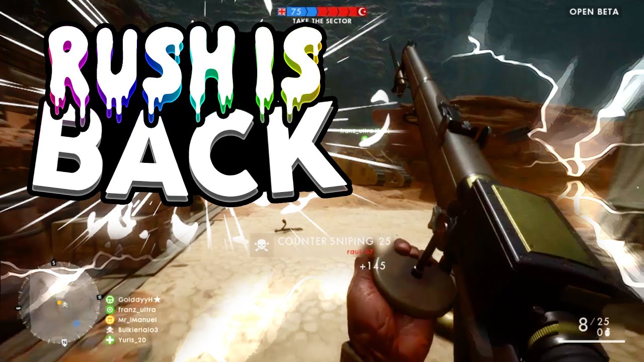 RUSH IS BACK! - Battlefield 1 Open Beta Gameplay