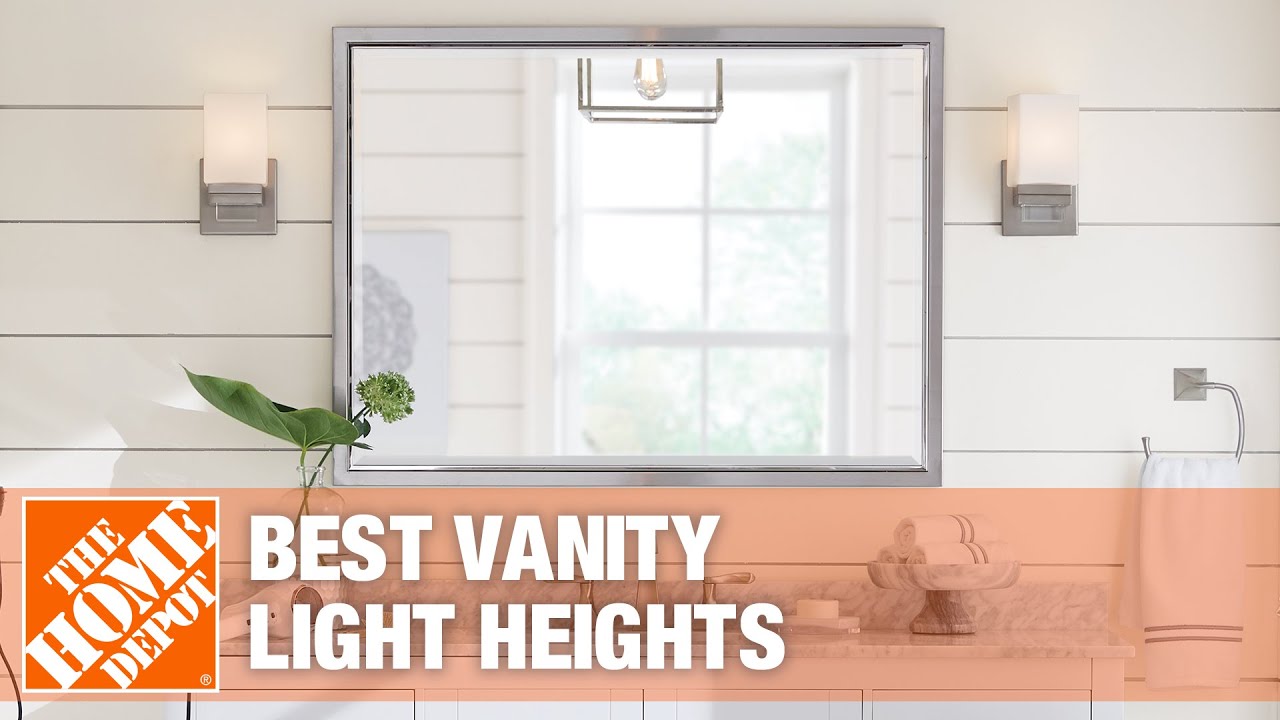 Vanity Light Height The Home Depot