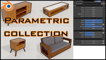 Discover the Power of Parametric Furniture in Blender with These Four Stunning Assets