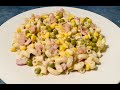 Como preparar una ensalada de pasta o coditos con tuna o atún