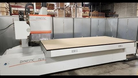 HOLZ-HER DYNESTIC 7516 FLAT TABLE MACHINE (W/ATC/BORING)