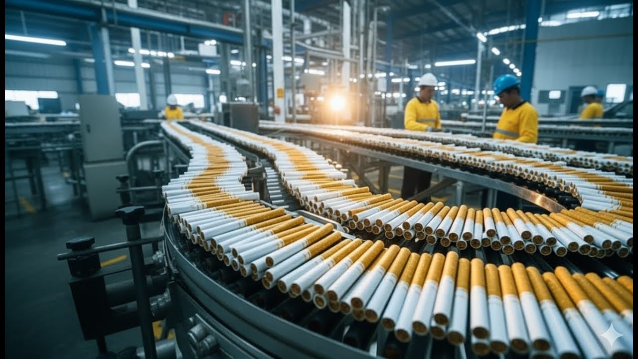 Inside the Cigarette Factory: The Complete Manufacturing Process (AI ...