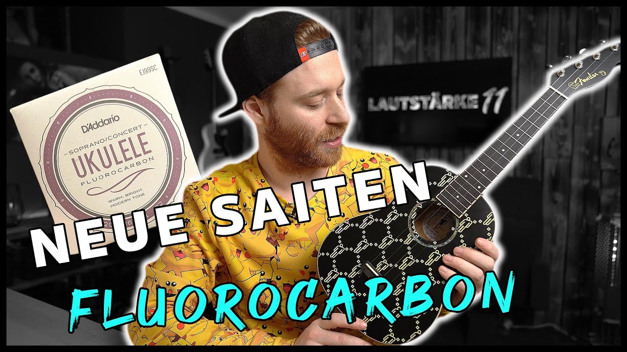 Pimp my Uke - Neue Carbon Saiten für die Fender Billie Eilish Signature Ukulele