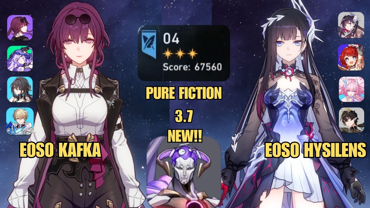 E0S0 KAFKA & E0S0 HYSILENS | Pure Fiction Floor 4 3 Stars | Honkai: Star Rail 3.7