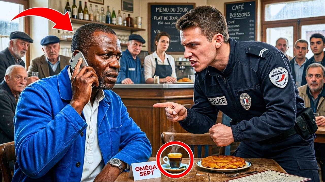 Des policiers harcèlent un vétéran noir au resto — puis se figent quand un appel fait tout basculer.