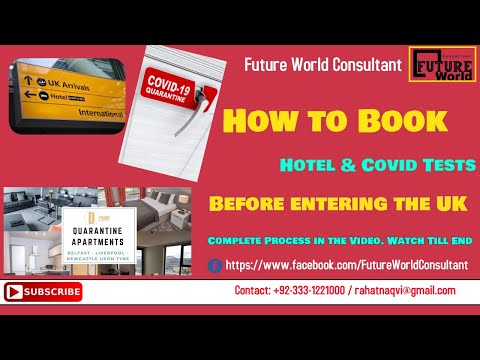 How to book a managed quarantine facility for UK in Urdu/Hindi | Book Hotel and 2 Covid Test Package