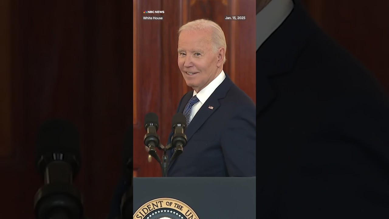 Biden asked if he or Trump deserves more credit for ceasefire deal