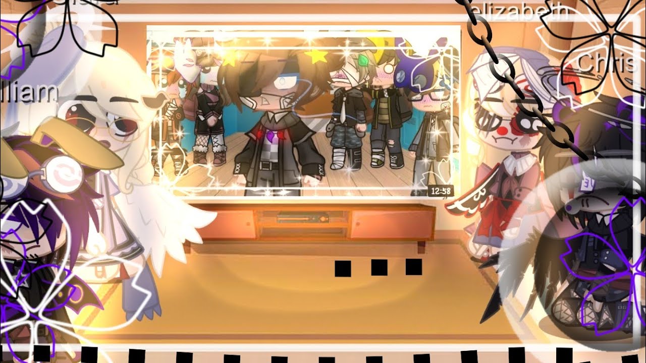 ~|afton's react to [when Michael is in a] bad mood|~